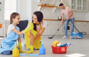 نظافت منزل برای روز مهمانی